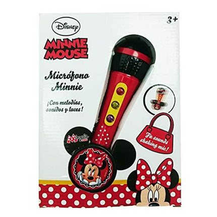 Microphone Minnie avec sons et lumières